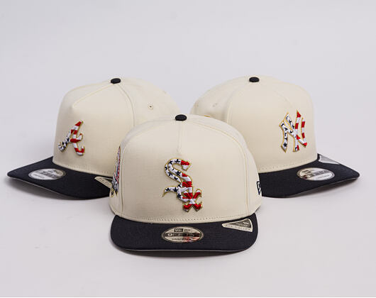 Kappe New Era - MLB "American Flag" 9FIFTY - Chicago White Sox - Chrome White
