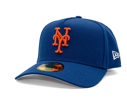 Kappe New Era - MLB "Anniversary Patch" 59FORTY A-Frame - NY Mets - Team Color