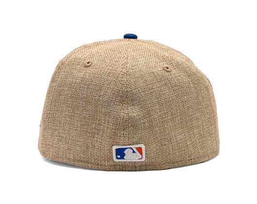 Kappe New Era - MLB "Summer Twine" 59FIFTY - NY Mets - Team Color / Open Market Tan