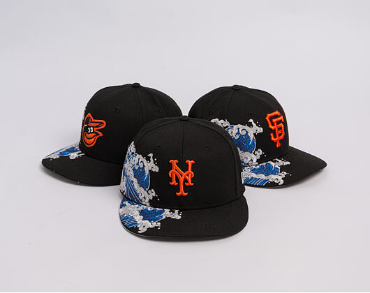 Kappe New Era - MLB "Tidal Wave" 59FIFTY - NY Mets - Black