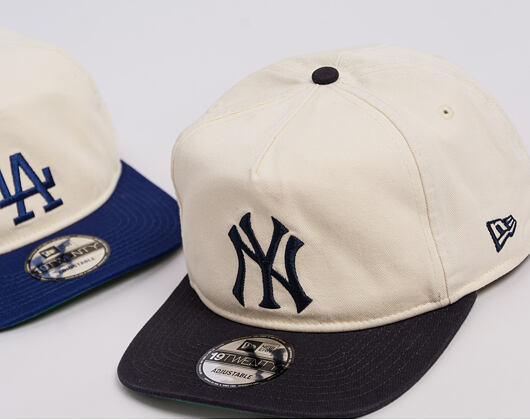 Kappe New Era - MLB "2 Tone Washed" 19TWENTY - NY Yankees - Chrome White / Team Color