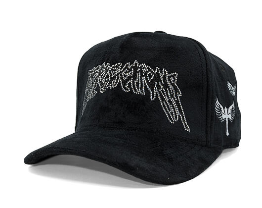Kappe Reflection Luxury New Angel Cap - Black Silver Script