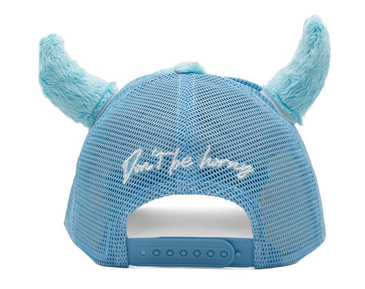Kappe Reflection Luxury Horny Cap - Baby Blue Horns