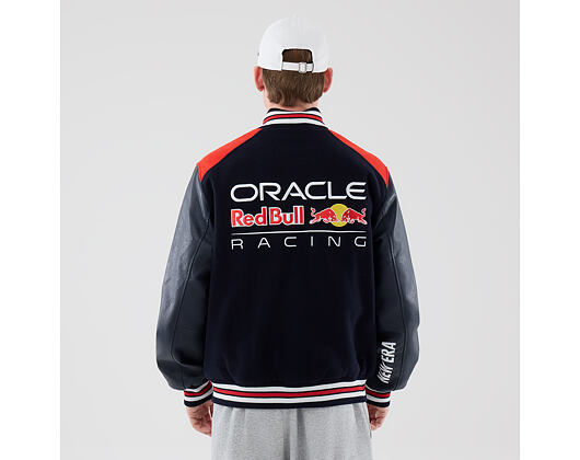 Jacke New Era - F1 Wordmark Varsity Jacket - RED BULL F1 - Navy Blue