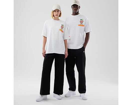 T-Shirt New Era - Branded Food Character Oversized Tee - White