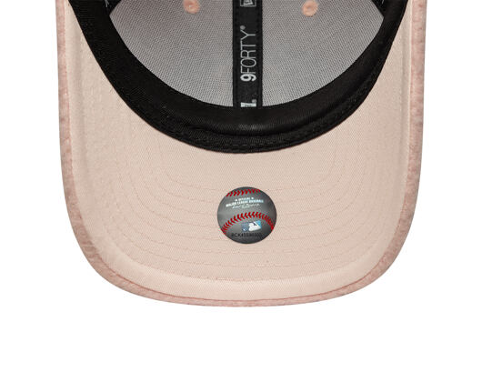 Damen Kappe New Era - MLB Winter Borg Teddy 9FORTY M-CROWN - NY Yankees - Blush Pink