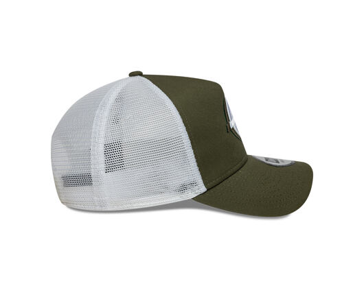 Kappe New Era - F1 Seasonal 9FORTY A-Frame Trucker - HAAS F1 - New Olive