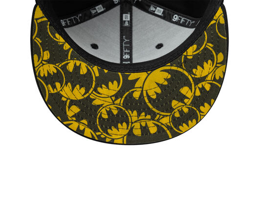 Kinder Kappe New Era - DC Piping 9FIFTY - Batman - Black / Grey