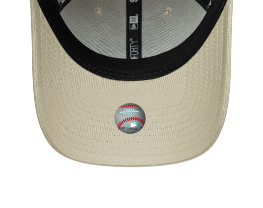 Kappe New Era - MLB Team Outline 9FORTY - Oakland Athletics - Stone / Cilantro Green