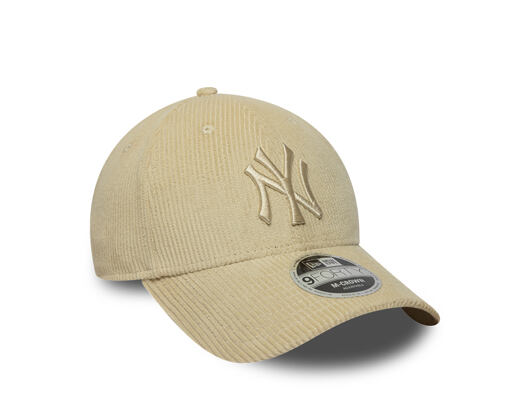 Kappe New Era - MLB Cord 9FORTY M-CROWN - NY Yankees - Stone