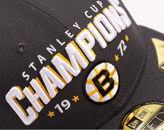 Kappe New Era - NHL 2026 Champion VC 59FIFTY - Boston Bruins - Graphite