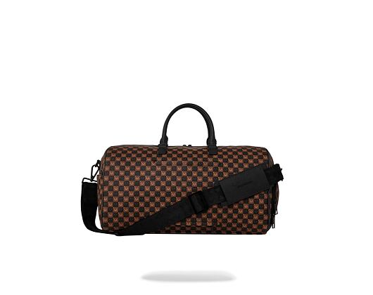 Tasche Sprayground - Sharks In Paris Wtf Bubble Brown Check Duffle