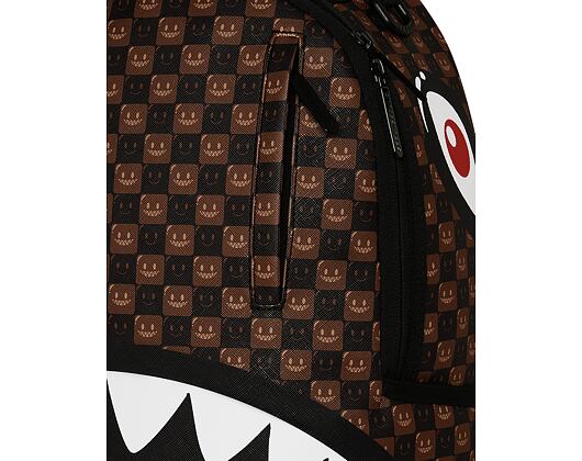 Rucksack Sprayground - Sharks In Paris Wtf Bubble Brown Check Backpack