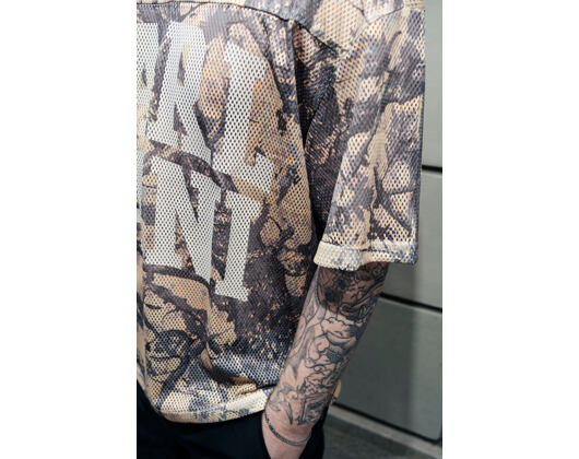 Trikot Karl Kani - Heritage Wood Camo Mesh Boxy Jersey