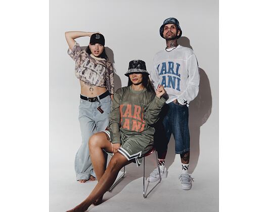 Hut Kangol - TRENDS PACK - Denim Mashup Bucket - Black Topstitch