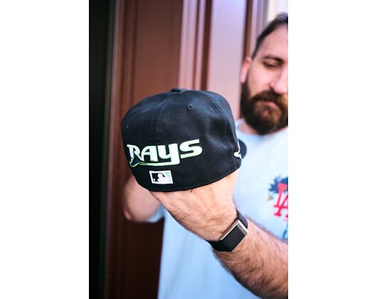 Kappe New Era - MLB IMAGE DROP 59FIFTY - Tampa Bay Rays - Black