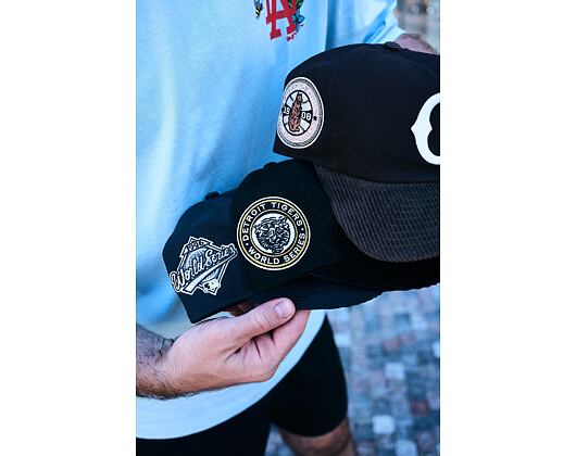 Kappe New Era - MLB Retro Cord Cooperstown 19TWENTY - Detroit Tigers - Black