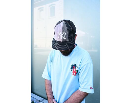 Kappe New Era - MLB IMAGE DROP Patchwork 9FIFTY Retro Crown - NY Yankees - Brown