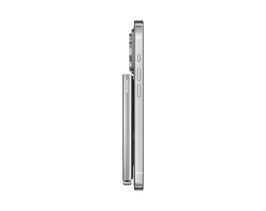 Kartenetui Secrid - Cardprotector Fluted for Magsafe Premium - Silver