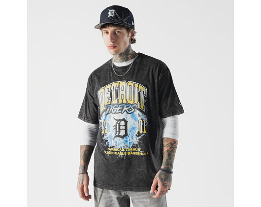 T-Shirt New Era - MLB Lifestyle Graphic Tee - Detroit Tigers - Black