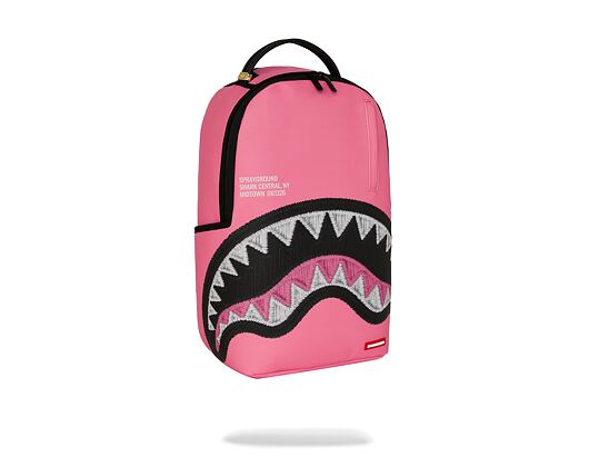 Rucksack Sprayground - Shark Central Pink Embroidered Shark Backpack