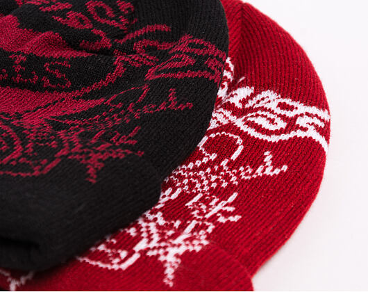 Mütze Ed Hardy - Unisex Love Kills Slowly Foldover Beanie - Black