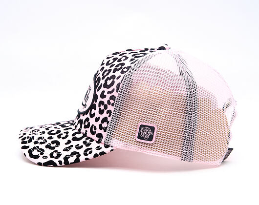 Damen Kappe Von Dutch - Baseball - Velvet Print Embroidery - Pink / Camo