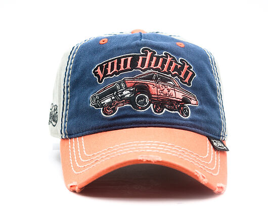 Kappe Von Dutch - Baseball - Embroidery - Orange / Navy