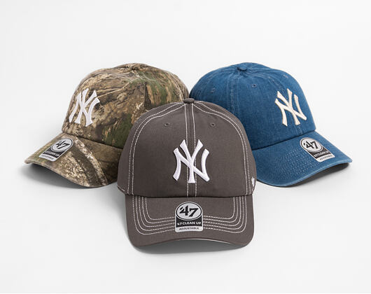 Kappe '47 Brand - MLB Contrast Stitch CLEAN UP - NY Yankees - Steel