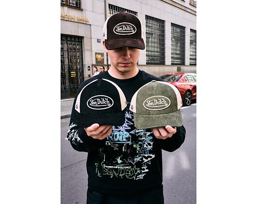 Kappe Von Dutch - Baseball - Corduroy Patch Premium - Green