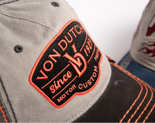 Kappe Von Dutch - Baseball - Embroidery - White / Navy