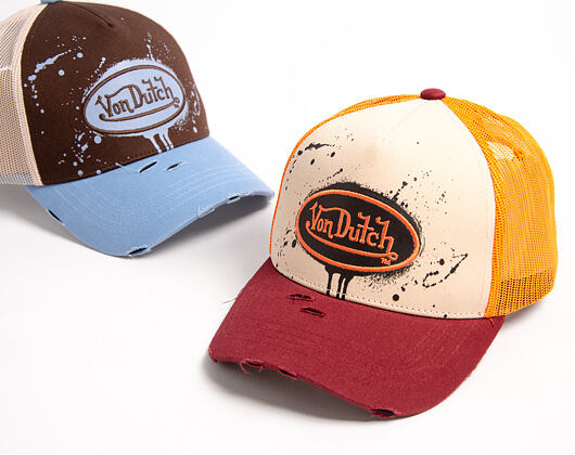 Kappe Von Dutch - Baseball - Print & Embroidery - Red / Yellow