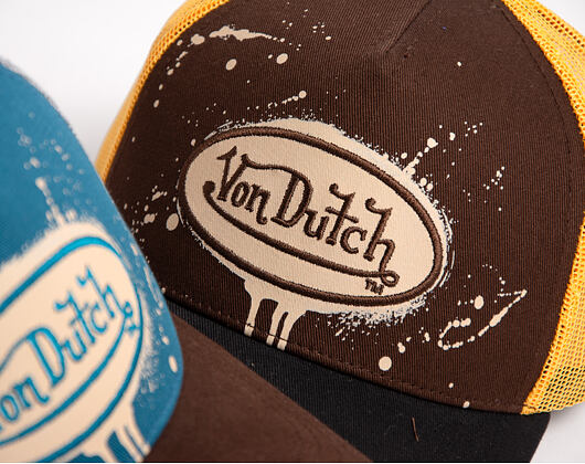 Kappe Von Dutch - Baseball - Print & Embroidery - Yellow / Brown