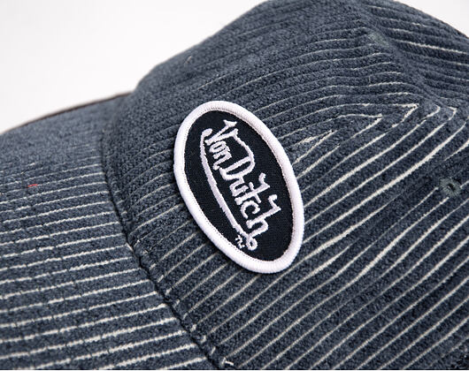 Kappe Von Dutch - Baseball - Striped Corduroy Patch - Navy