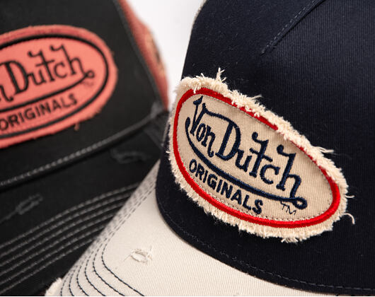 Kappe Von Dutch - Baseball - Vintage Distressed - Black / Grey