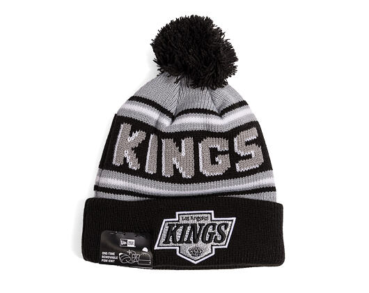 Mütze New Era - NHL Evergreen Wordmark Pom Medium Knit - LA Kings - Team Color