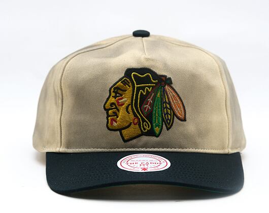 Kappe Mitchell & Ness - NHL Retro Roots Deadstock - Chicago Blackhawks - Cream