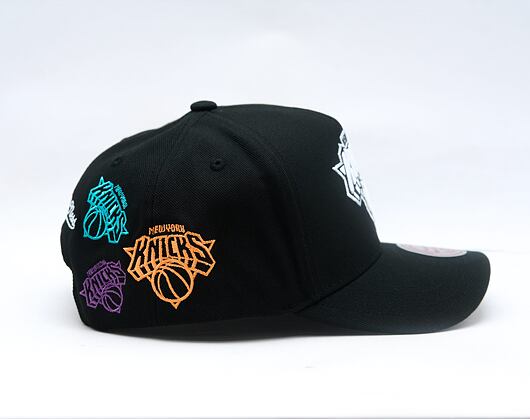 Kappe Mitchell & Ness - NBA 404 Club Neon Pro Snapback - New York Knicks - Black