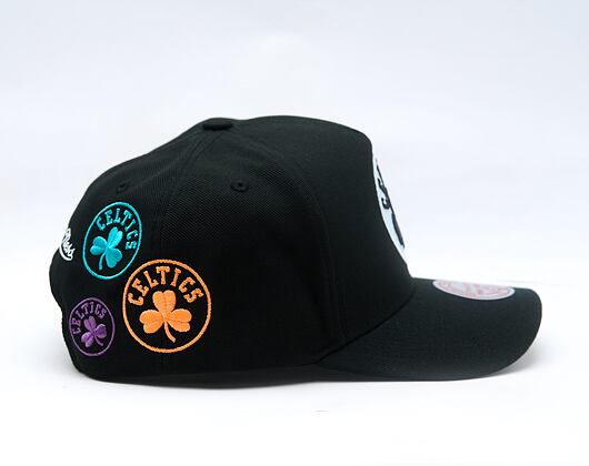 Kappe Mitchell & Ness - NBA 404 Club Neon Pro Snapback - Boston Celtics - Black