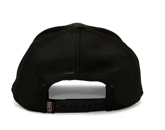 Kappe Von Dutch - Corduroy Oval Patch Baseball - Olive / Burgundy