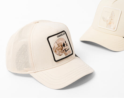 Kappe Goorin - Suede Cancelled Skull Trucker - Wax