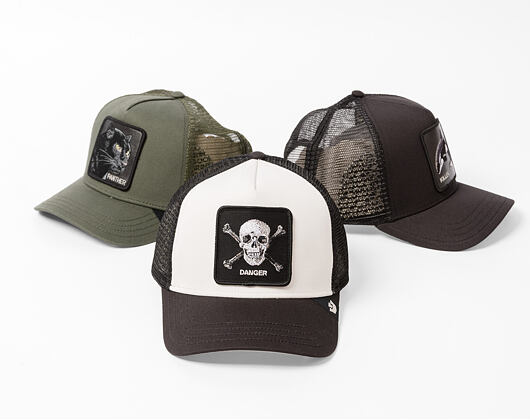 Kappe Goorin - Danger Skull And Crossbones - Dust / Black