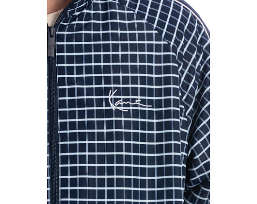 Jacke Karl Kani - Signature Check Sidestripe Trackjacket - Blue