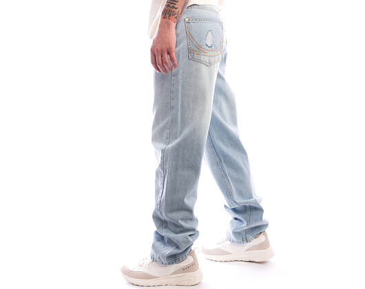 Hose Karl Kani - OG Distressed Straight Leg Jeans - Blue