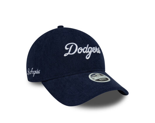 Damen Kappe New Era - MLB Cord Script 9TWENTY - LA Dodgers - Navy / White