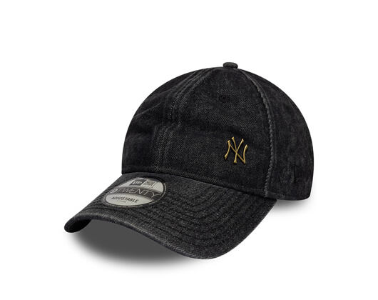 Kappe New Era - MLB Washed Denim Pin 9TWENTY - NY Yankees - Black