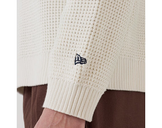 Pullover New Era - MLB Waffle Knit Crew - LA Dodgers - Off White