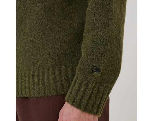 Strickpullover New Era - Branded Simple Knit Crew - New Olive