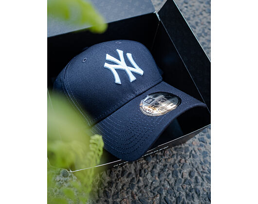 Kappe New Era 9FORTY MLB League Basic - NY Yankees - Navy / White
