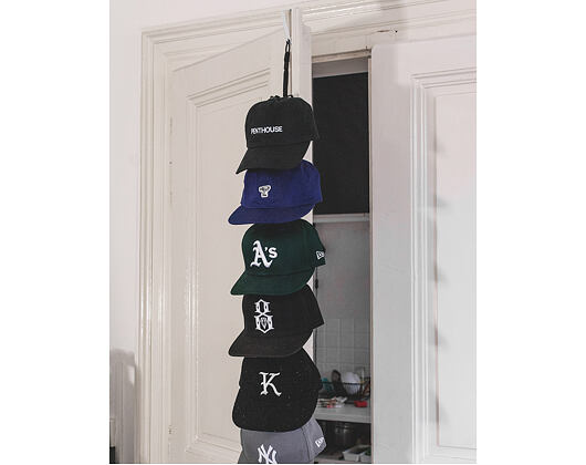 Halter für Kappen CapRack 18 System Schwarz